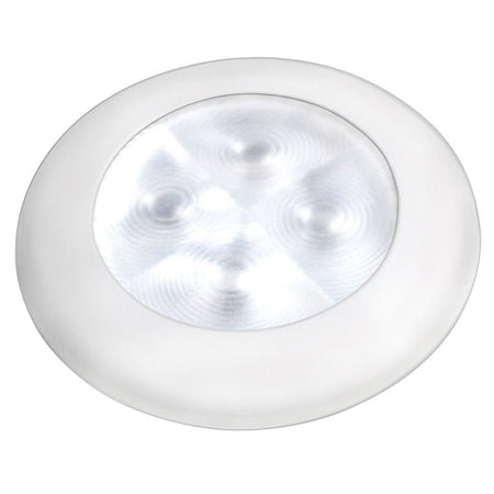 Hella Marine Courtesy Light - Warm White w/White Rim - Get Tight Gear