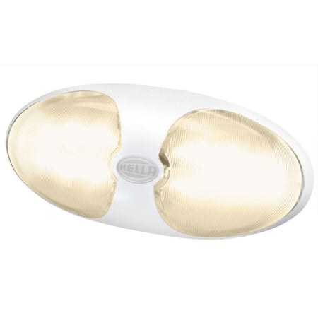 Hella Marine DuraLED 12 Interior/Exterior Lamp - Warm White LED - White Housing - Get Tight Gear