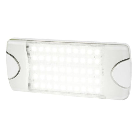 Hella Marine DuraLED 50 Low Profile Interior/Exterior Lamp - White LED Spreader Beam - Get Tight Gear