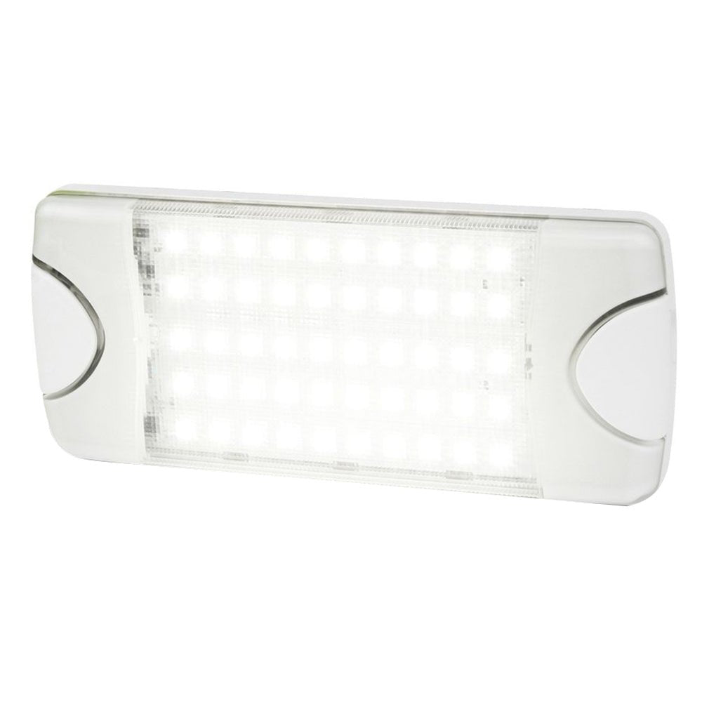 Hella Marine DuraLED 50 Low Profile Interior/Exterior Lamp - Wide White Spreader Beam - Get Tight Gear