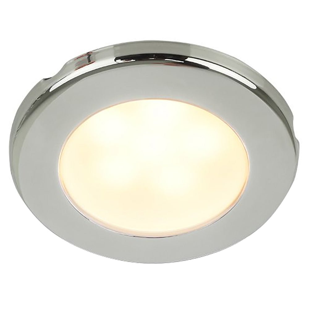 Hella Marine EuroLED 75 3" Round Screw Mount Down Light - Warm White LED - Stainless Steel Rim - 12V - Get Tight Gear