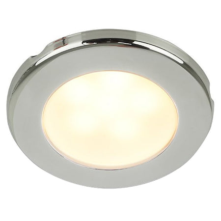 Hella Marine EuroLED 75 3" Round Screw Mount Down Light - Warm White LED - Stainless Steel Rim - 12V - Get Tight Gear