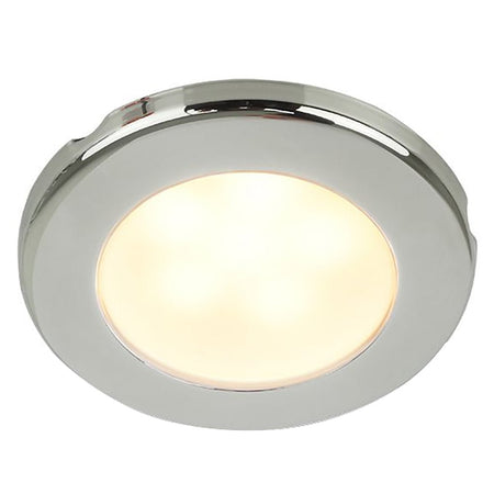 Hella Marine EuroLED 75 3" Round Screw Mount Down Light - Warm White LED - Stainless Steel Rim - 24V - Get Tight Gear