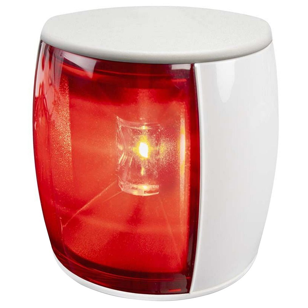 Hella Marine NaviLED PRO Port Navigation Lamp - White Shroud - Red Lens - 3NM - Get Tight Gear