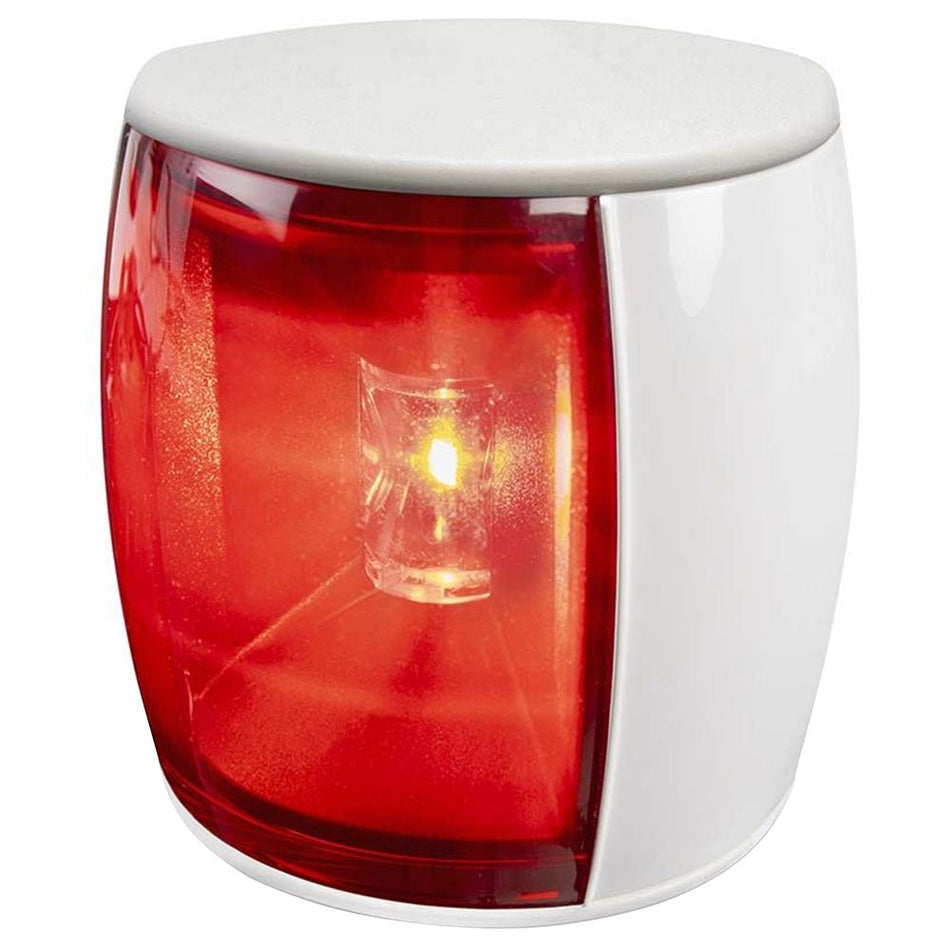 Hella Marine NaviLED PRO Port Navigation Lamp - White Shroud - Red Lens - 3NM - Get Tight Gear