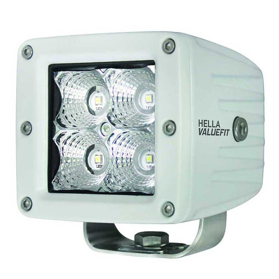 Hella Marine Value Fit LED 4 Cube Flood Light - White - Get Tight Gear