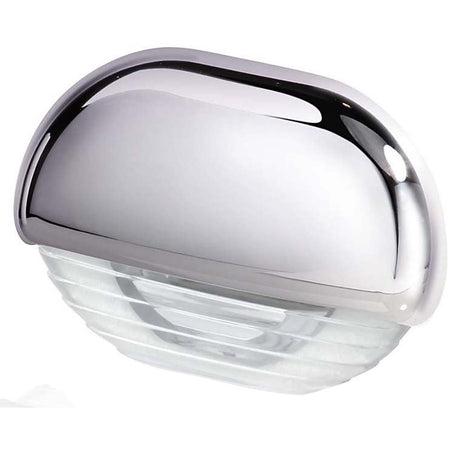 Hella Marine White LED Easy Fit Step Lamp w/Chrome Cap - Get Tight Gear