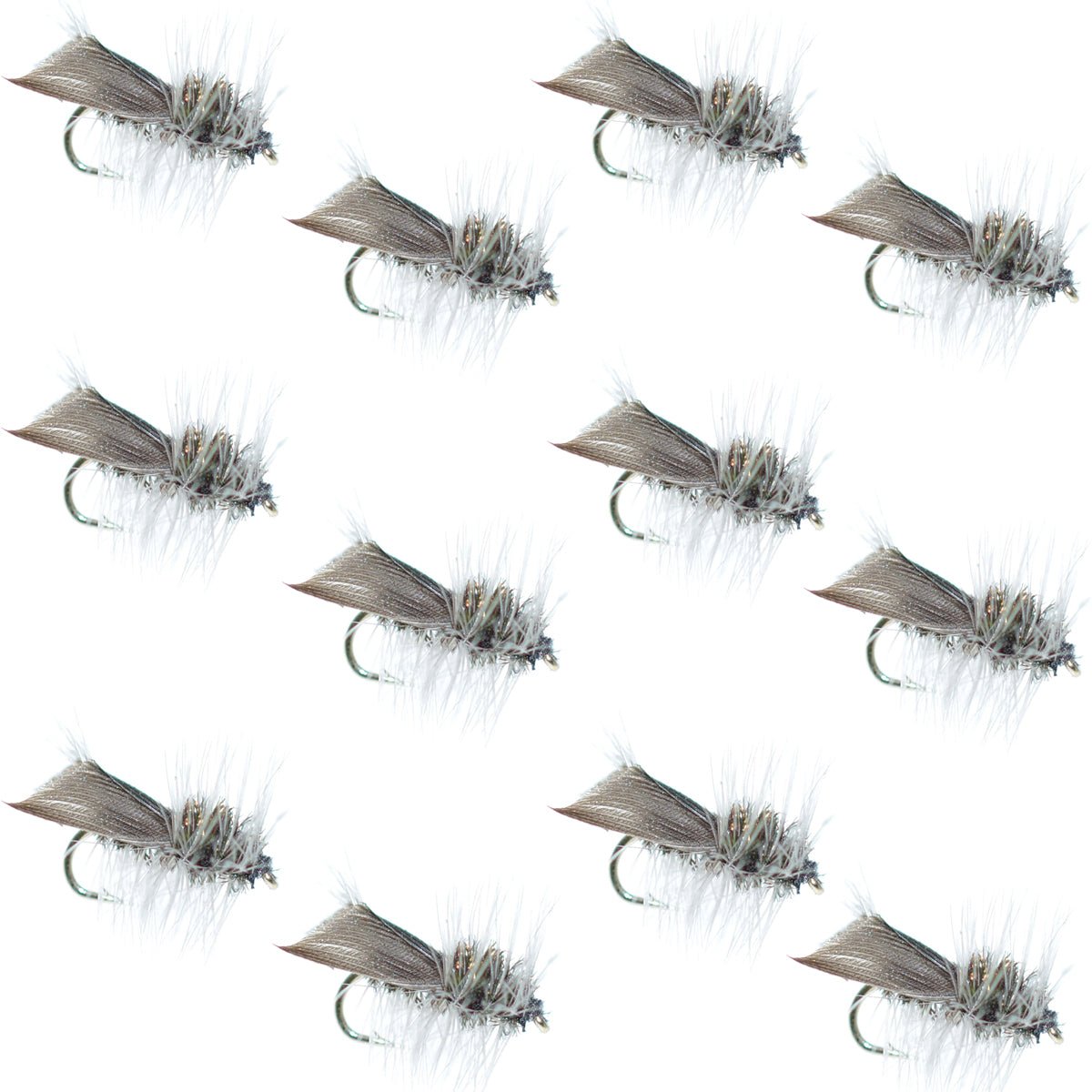 Hemingway Caddis Dry Fly - 1 Dozen Flies Hook Size 18 - Get Tight Gear
