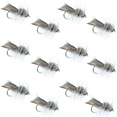 Hemingway Caddis Dry Fly - 1 Dozen Flies Hook Size 18 - Get Tight Gear