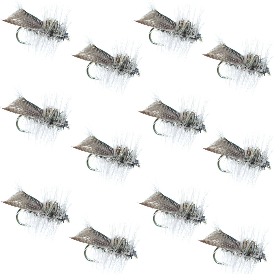 Hemingway Caddis Dry Fly - 1 Dozen Flies Hook Size 18 - Get Tight Gear