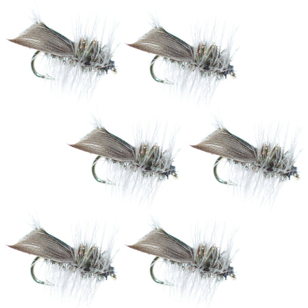 Hemingway Caddis Dry Fly - 6 Flies Hook Size 18 - Get Tight Gear
