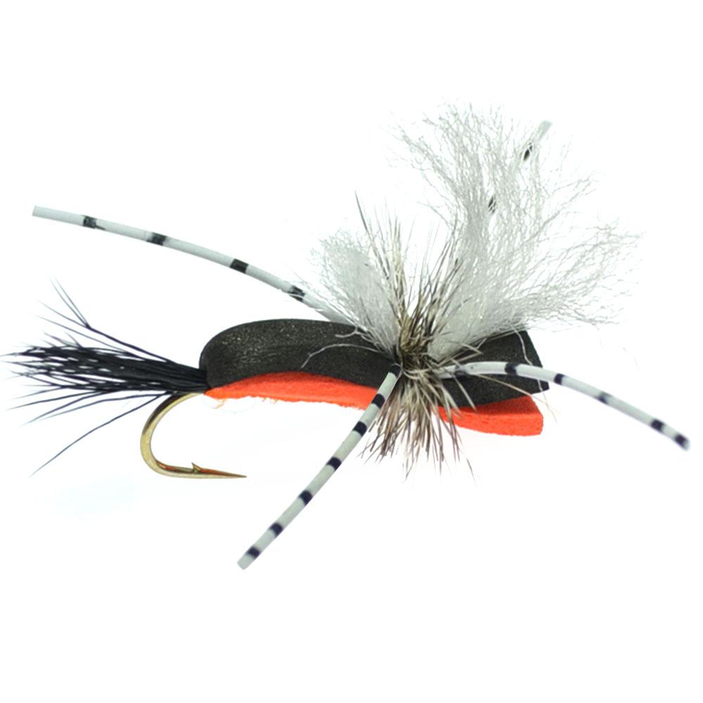Hippie Stomper Size 14 Sampler - 4 Flies Foam Body Grasshopper Dry Fly - Get Tight Gear