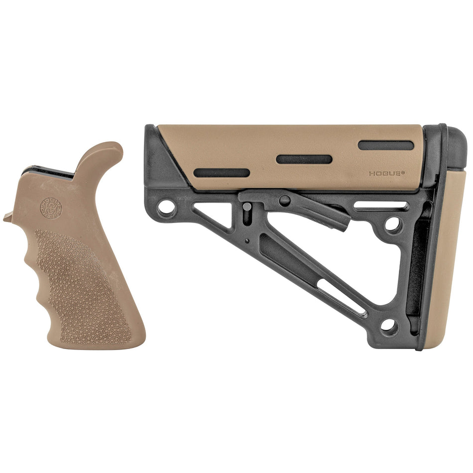 HOGUE AR15 KIT GRP/STCK MIL SPEC FDE - Get Tight Gear