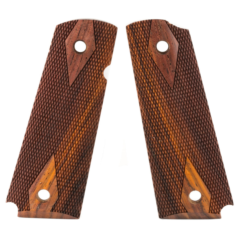 HOGUE GRIP 1911 GOVT COCO CHCKD AMBI - Get Tight Gear