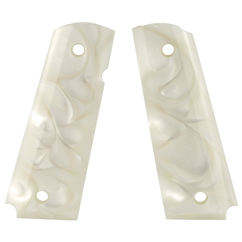 HOGUE GRIP 1911 GOVT PEARL AMBI WHT - Get Tight Gear