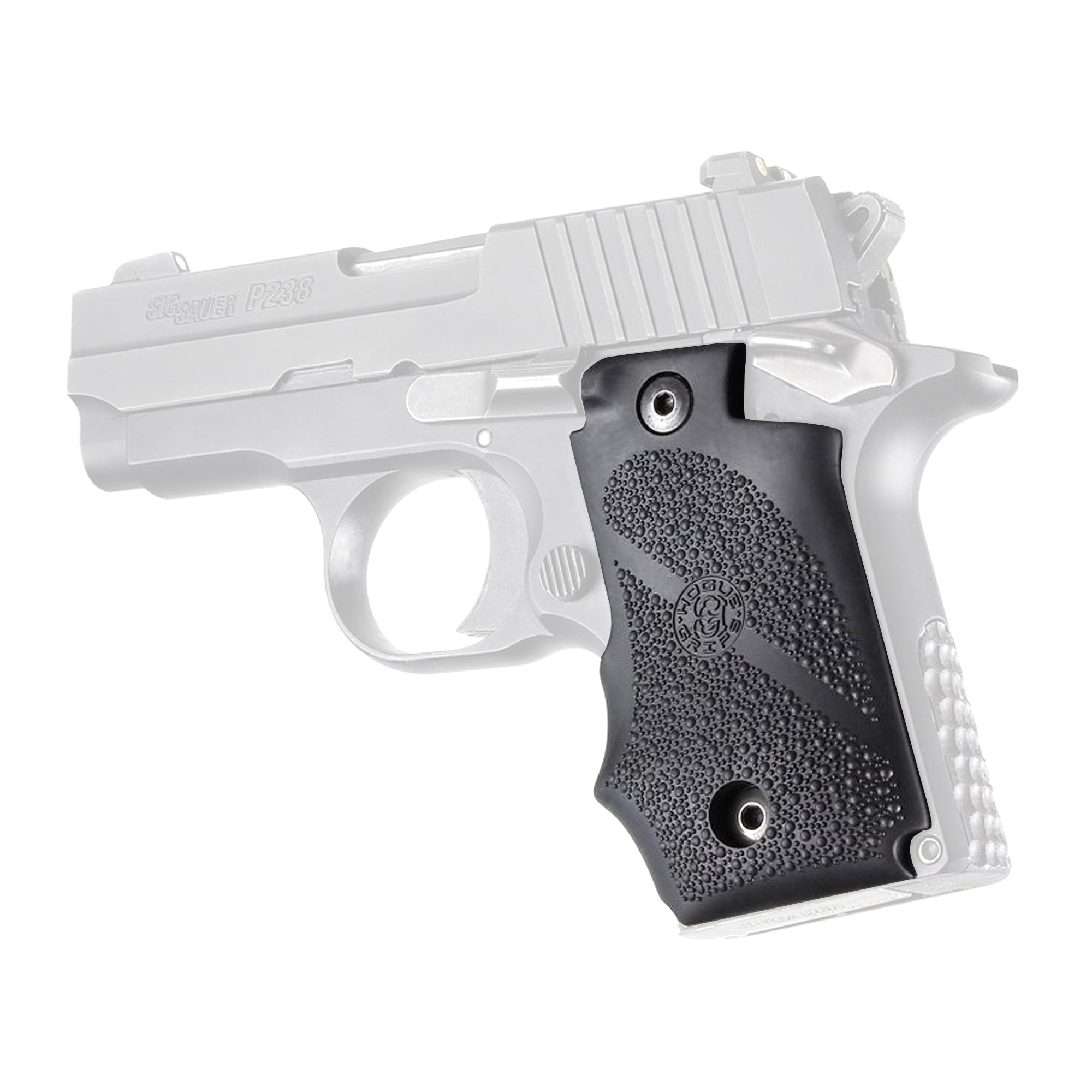 HOGUE GRIP SIG P238 RUBBER FG BLK - Get Tight Gear