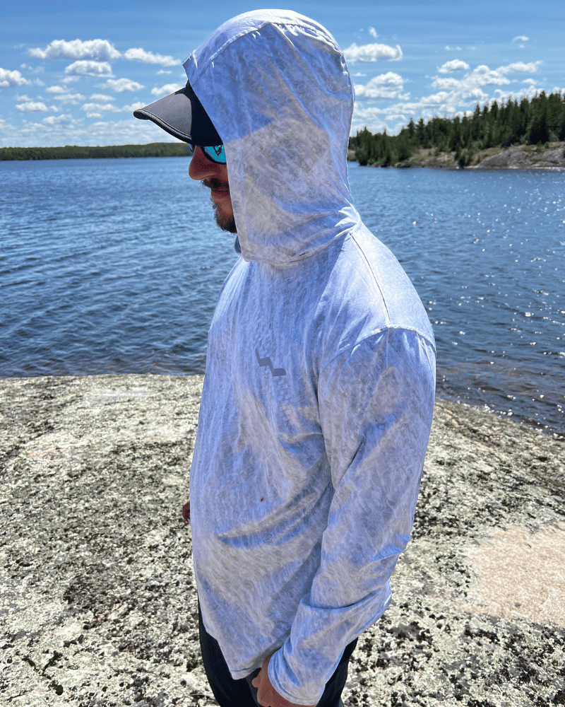 Hooded Helios Fishing Shirt with Gaiter - Get Tight Gear