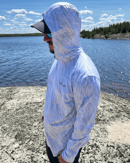 Hooded Helios Fishing Shirt with Gaiter - Get Tight Gear