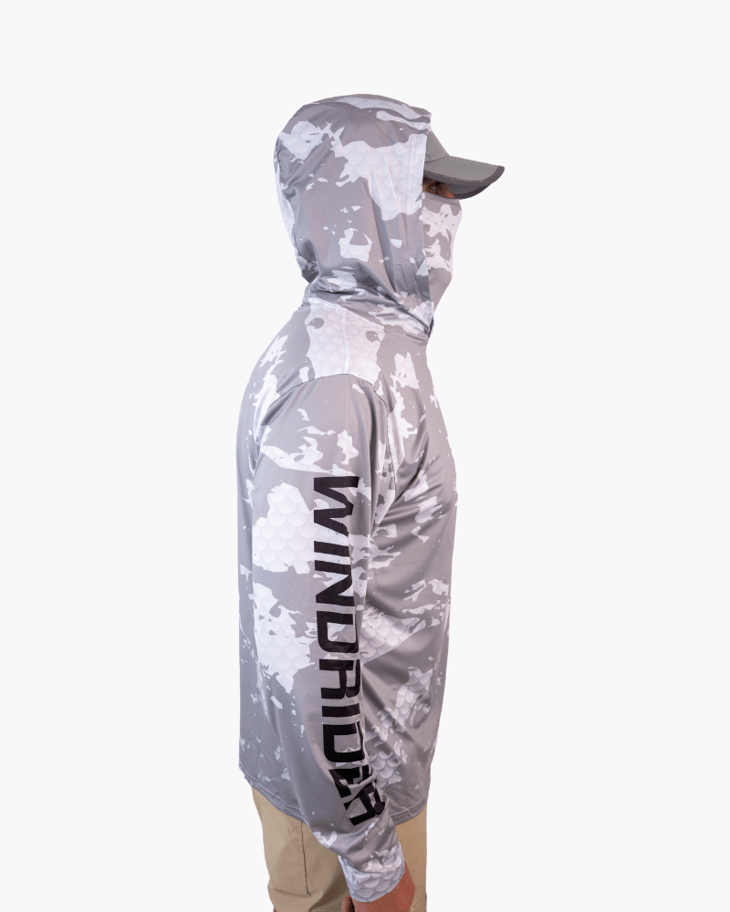 Hooded Helios Fishing Shirt with Gaiter - Get Tight Gear