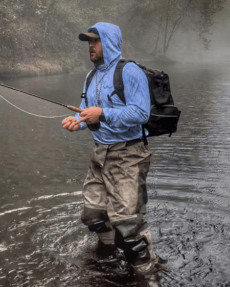 Hooded Helios Fishing Shirt with Gaiter - Get Tight Gear