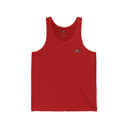 Hooked on Freedom Unisex Jersey Tank - Casual Summer Wear for Fishing Enthusiasts - Get Tight Gear
