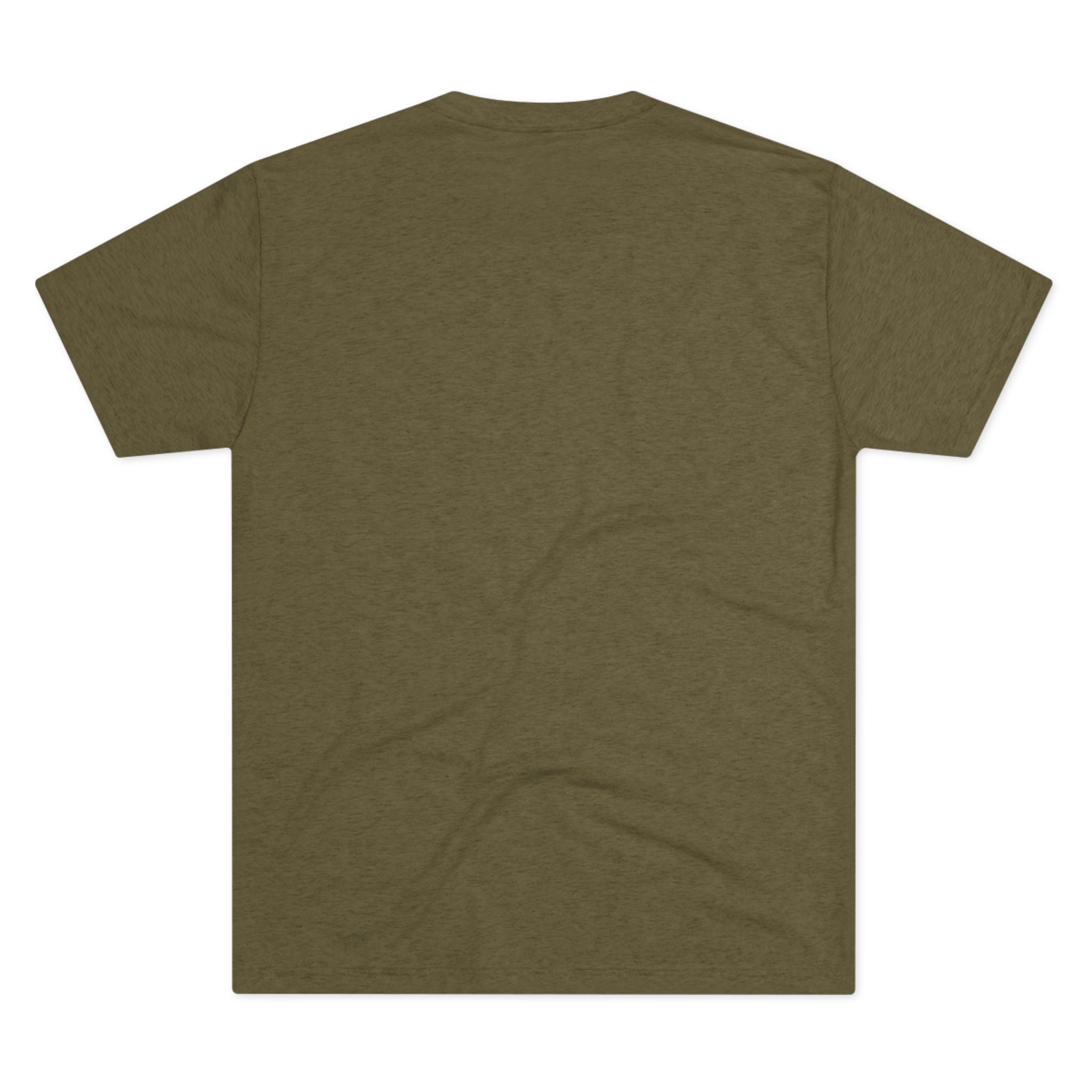 Hooked on Freedom Unisex Tri - Blend Crew Tee - Patriotic Fishing T-Shirt - Get Tight Gear
