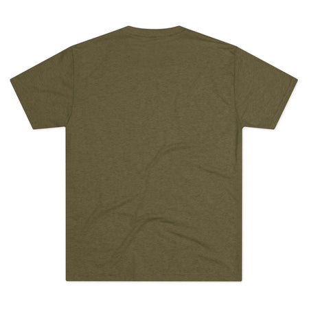 Hooked on Freedom Unisex Tri - Blend Crew Tee - Patriotic Fishing T-Shirt - Get Tight Gear