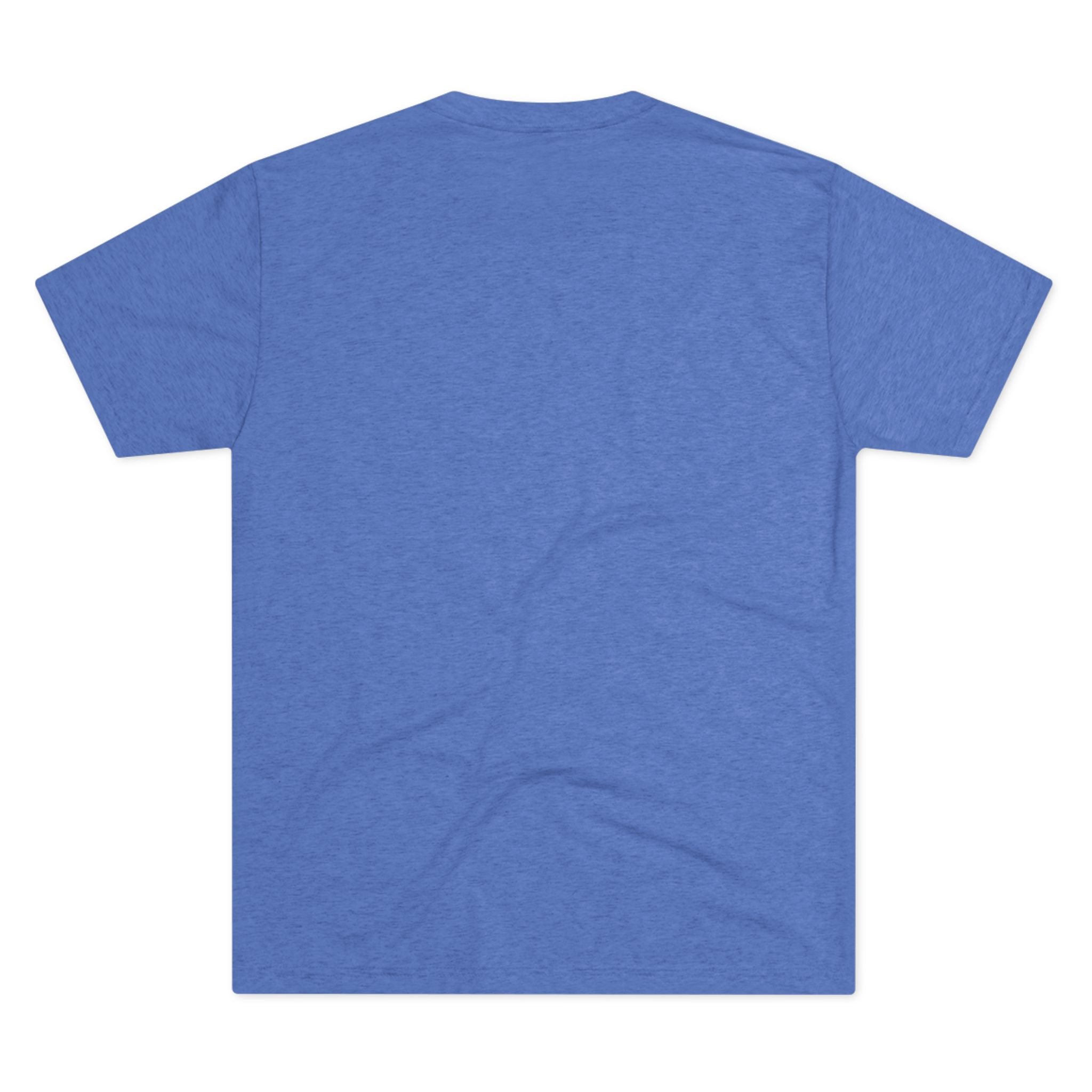 Hooked on Freedom Unisex Tri - Blend Crew Tee - Patriotic Fishing T-Shirt - Get Tight Gear