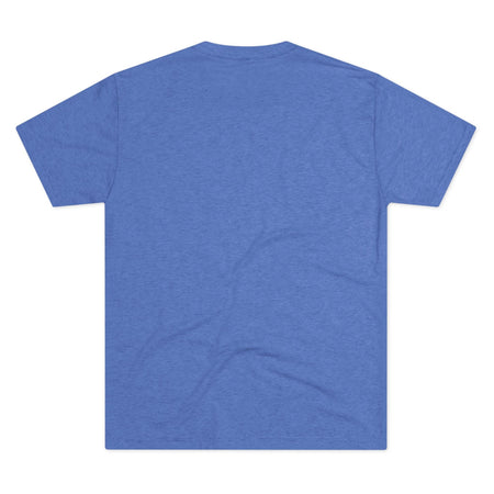 Hooked on Freedom Unisex Tri - Blend Crew Tee - Patriotic Fishing T-Shirt - Get Tight Gear