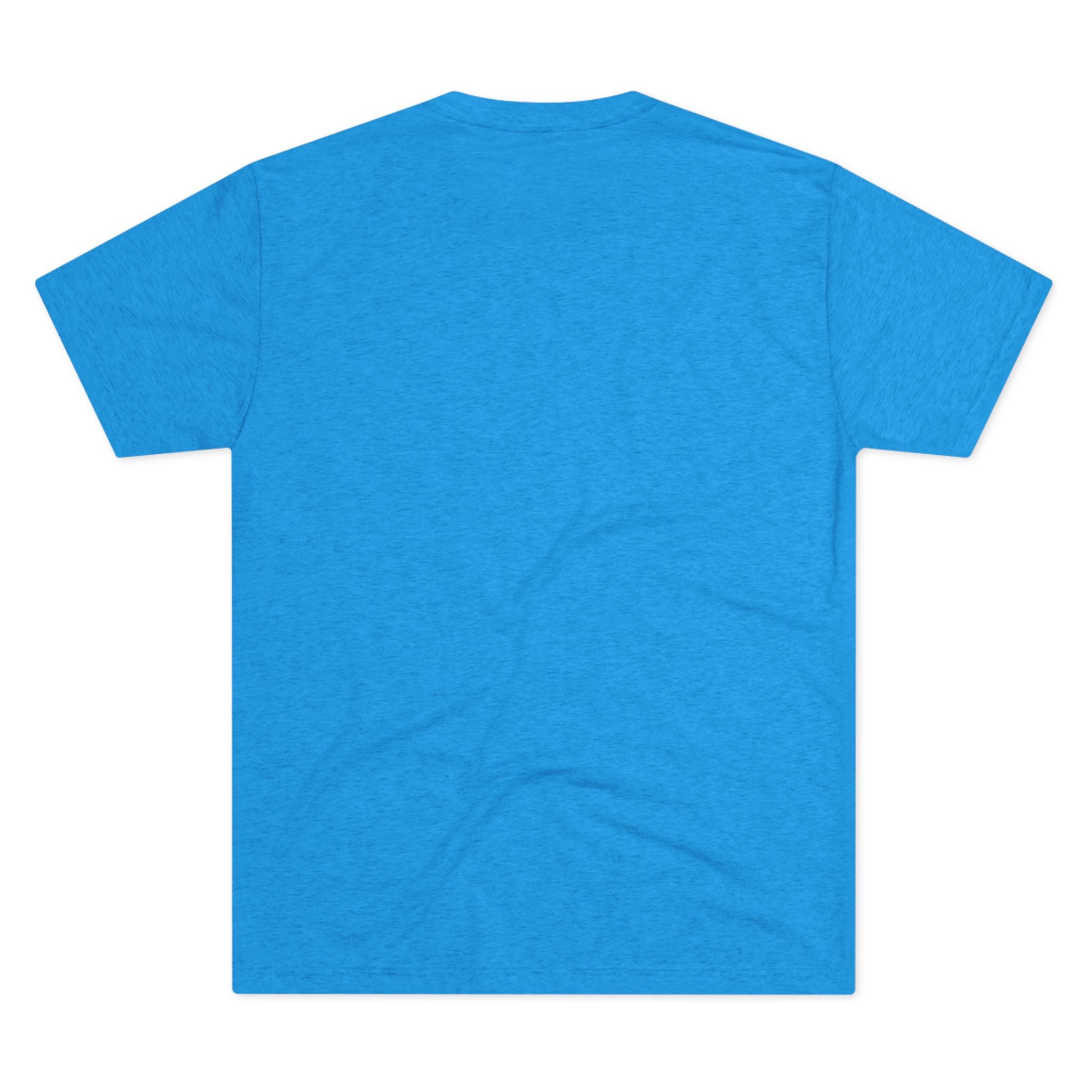 Hooked on Freedom Unisex Tri - Blend Crew Tee - Patriotic Fishing T-Shirt - Get Tight Gear