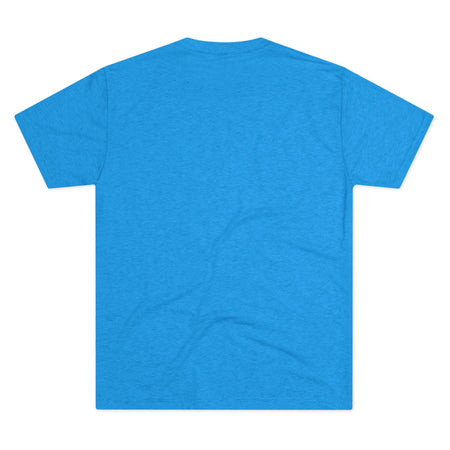 Hooked on Freedom Unisex Tri - Blend Crew Tee - Patriotic Fishing T-Shirt - Get Tight Gear
