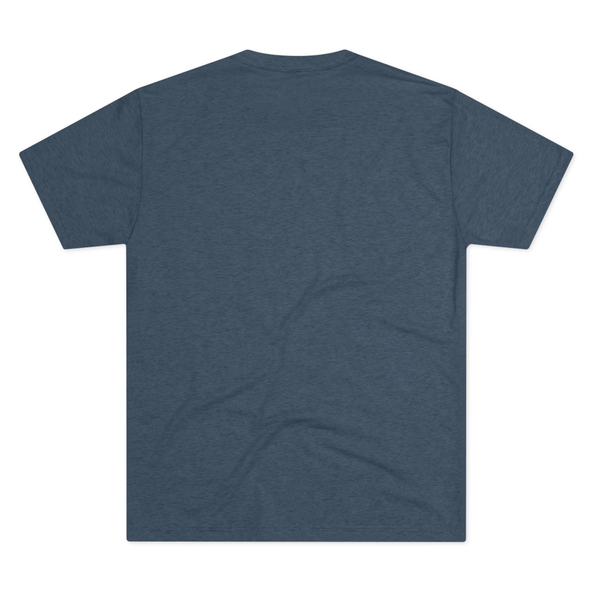 Hooked on Freedom Unisex Tri - Blend Crew Tee - Patriotic Fishing T-Shirt - Get Tight Gear