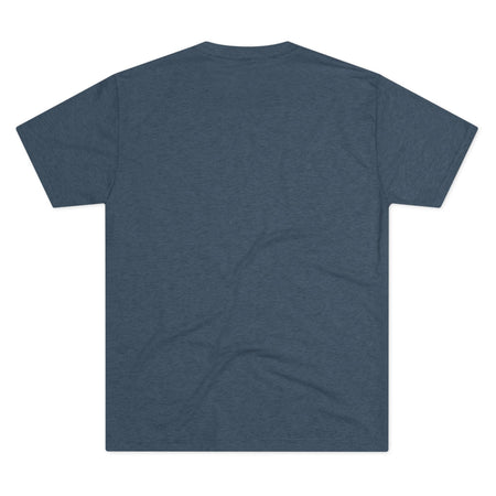 Hooked on Freedom Unisex Tri - Blend Crew Tee - Patriotic Fishing T-Shirt - Get Tight Gear