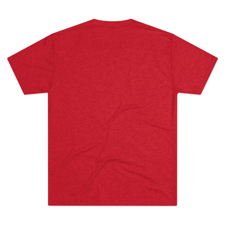Hooked on Freedom Unisex Tri - Blend Crew Tee - Patriotic Fishing T-Shirt - Get Tight Gear