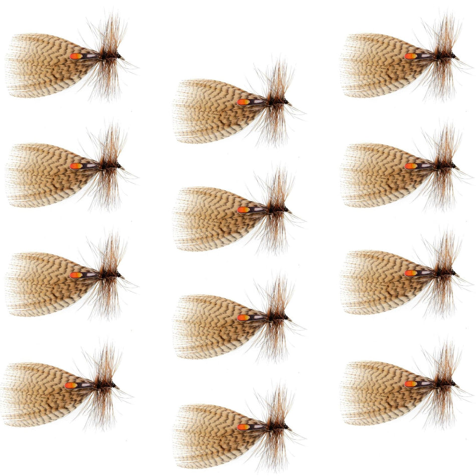 Hornberg Special Trout and Bass Streamer or Dry Fly - 12 Flies - Hook Size 12 - Get Tight Gear