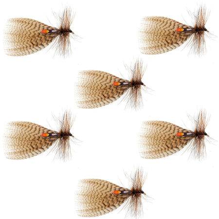 Hornberg Special Trout and Bass Streamer or Dry Fly - 6 Flies - Hook Size 6 - Get Tight Gear