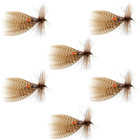 Hornberg Special Trout and Bass Streamer or Dry Fly - 6 Flies - Hook Size 8 - Get Tight Gear
