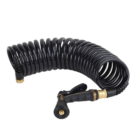 HoseCoil Commercial Pilot PRO 20' Hose Kit w/Boat Bumper Metal Body Nozzle - Get Tight Gear