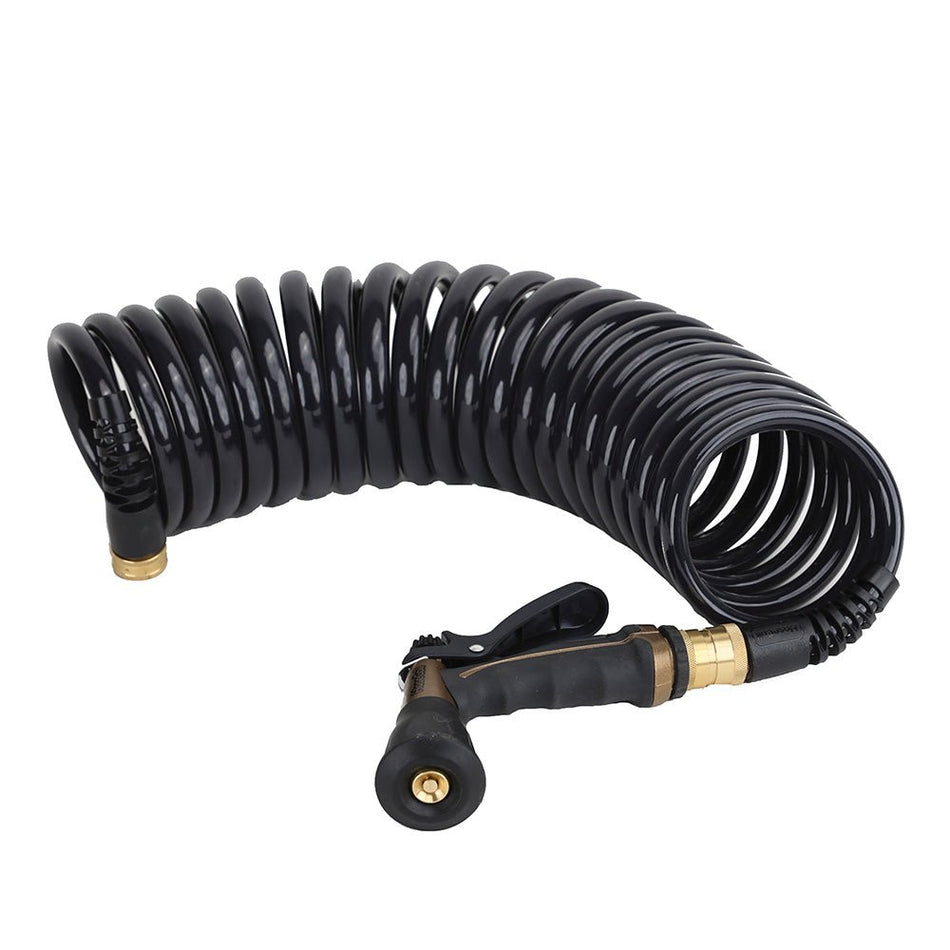 HoseCoil Commercial Pilot PRO 20' Hose Kit w/Boat Bumper Metal Body Nozzle - Get Tight Gear