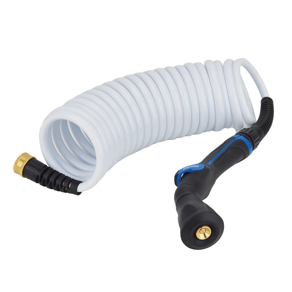 HoseCoil Skipper Spray System w/20' 3/8" Hose - White - Get Tight Gear
