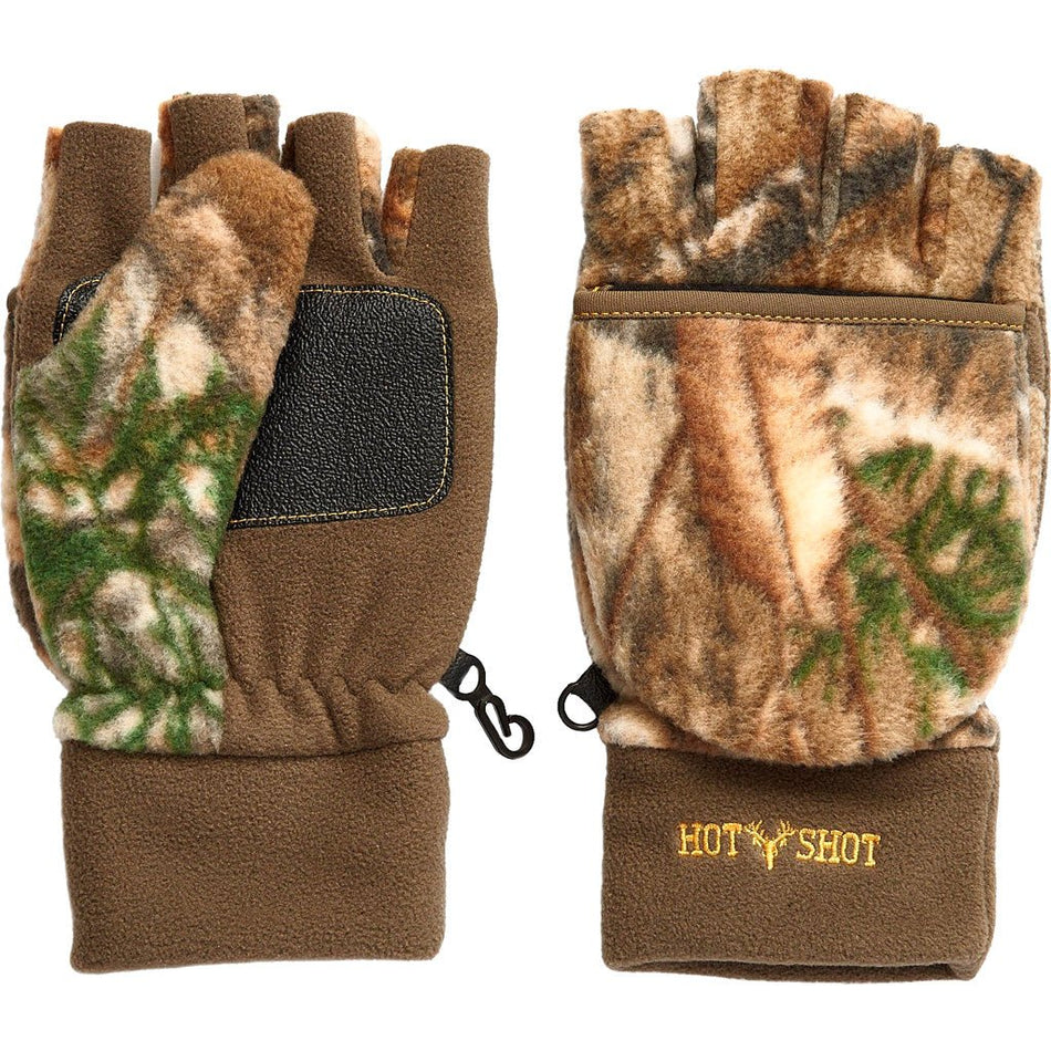 Hot Shot Bulls - eye Pop - top Mitten Large Realtree Edge - Get Tight Gear