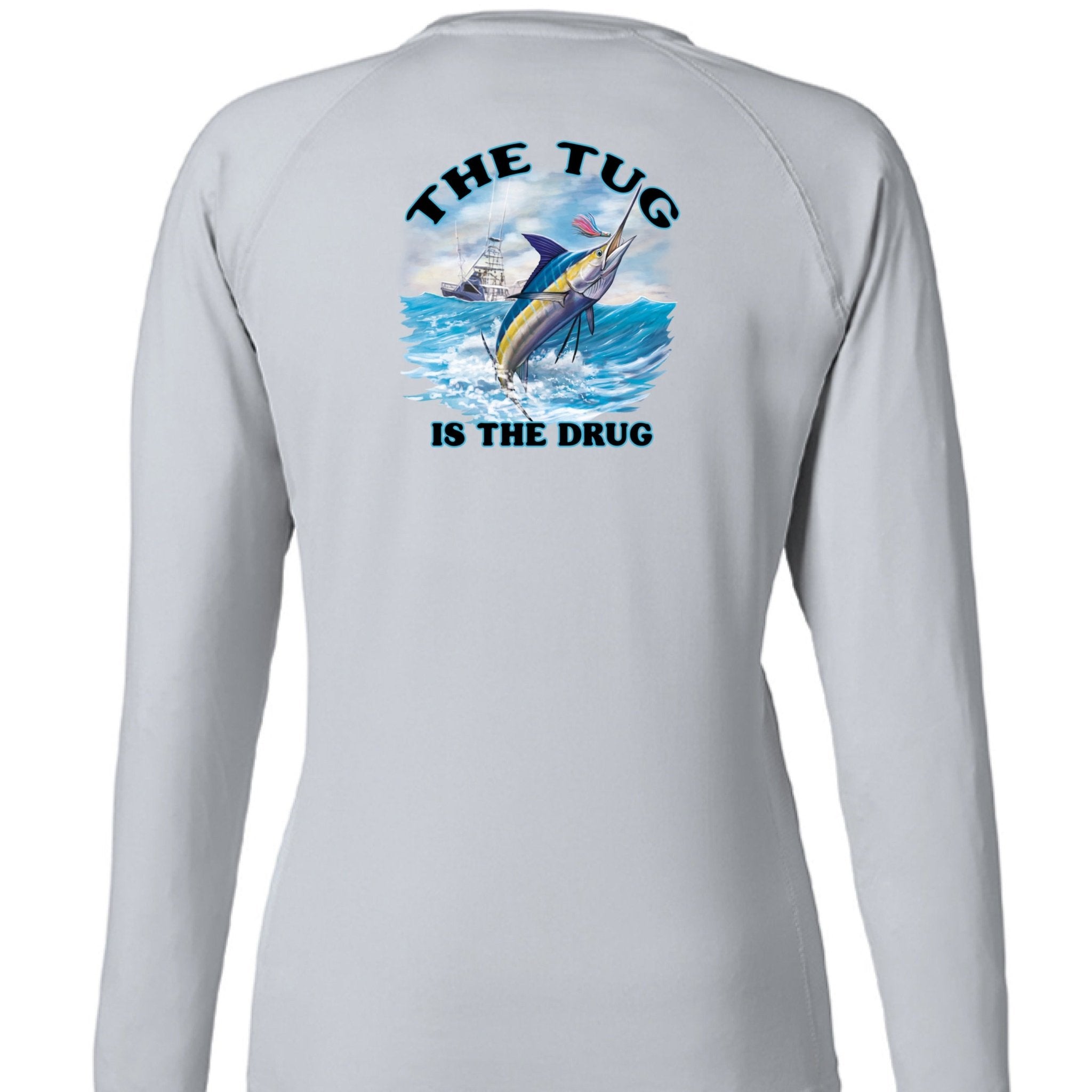 HUK Ladies Pursuit Long Sleeve T-Shirt The Tug Is The Drug™ 3 UPF 50 Quick Dry Moisture Wicking - Get Tight Gear