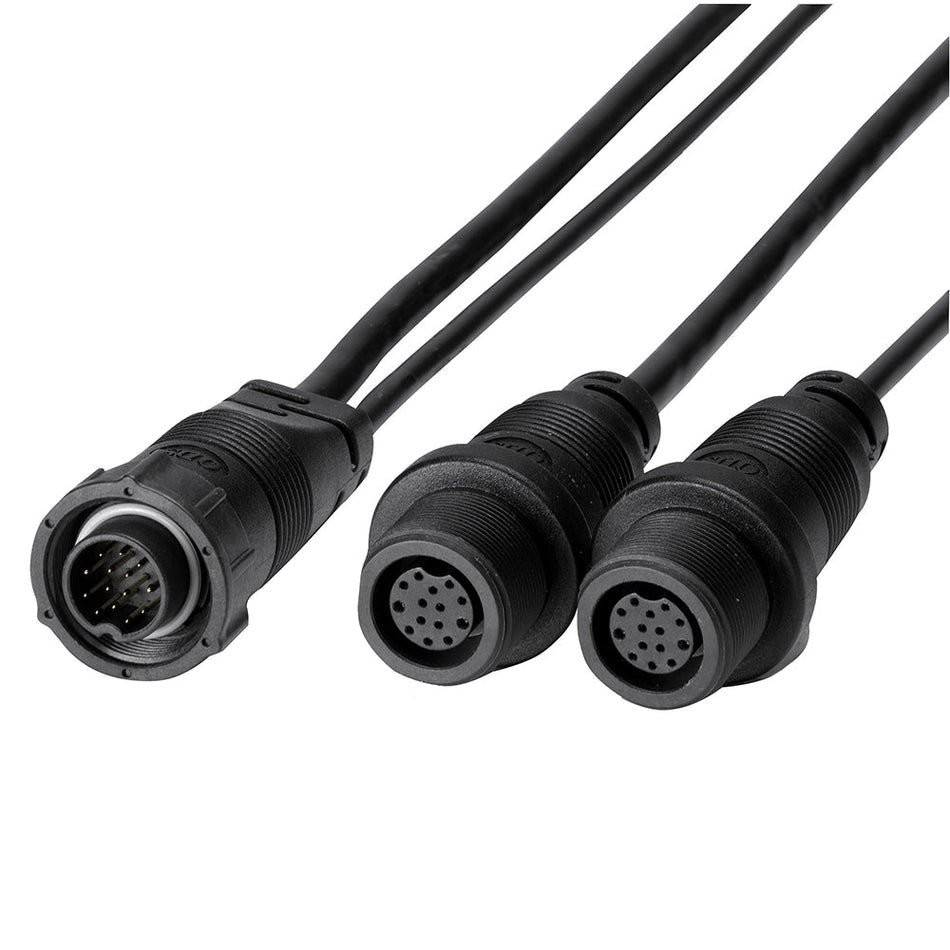 Humminbird 14 M ID SIDB Y - SOLIX/APEX Side Imaging & 2D Splitter Cable - Get Tight Gear