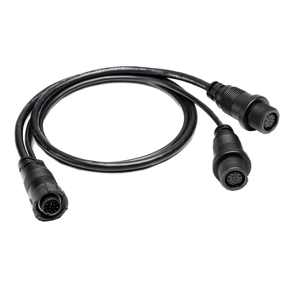 Humminbird 14 M ID SIDB Y - SOLIX/APEX Side Imaging & 2D Splitter Cable - Get Tight Gear