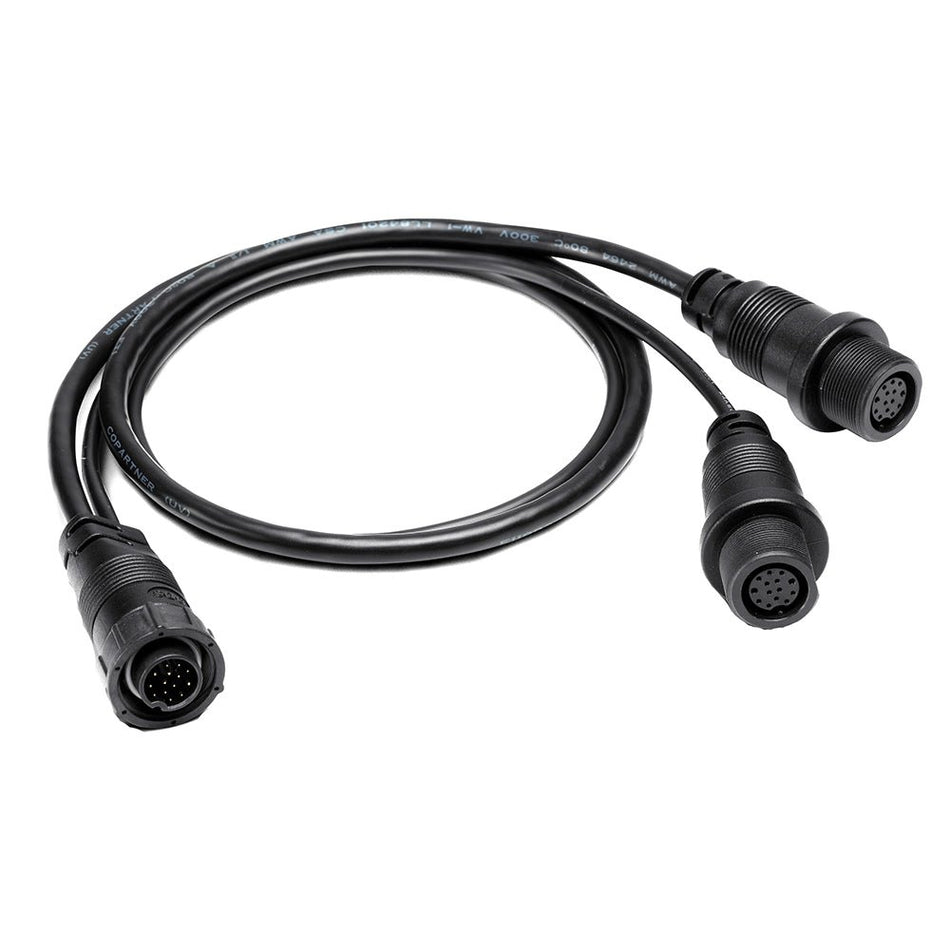 Humminbird 14 M ID SIDB Y - SOLIX/APEX Side Imaging & 2D Splitter Cable - Get Tight Gear