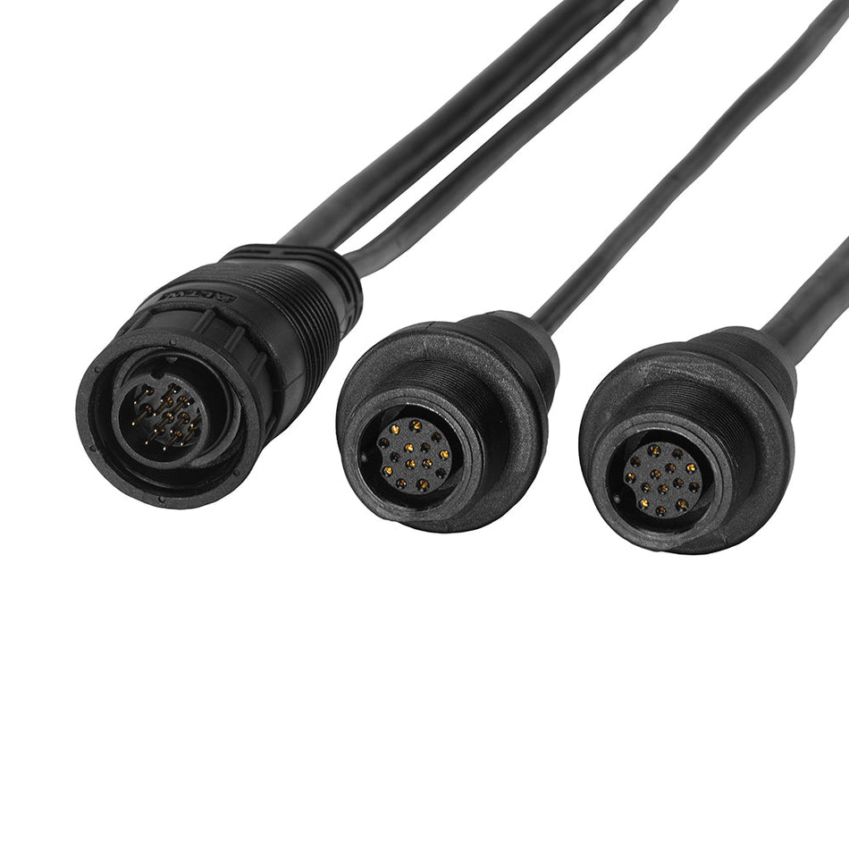 Humminbird 14 M SILR Y - SOLIX/APEX Side Imaging Left - Right Splitter Cable - Get Tight Gear