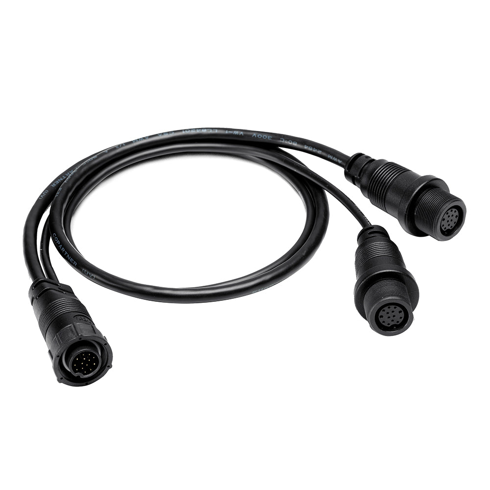 Humminbird 14 M SILR Y - SOLIX/APEX Side Imaging Left - Right Splitter Cable - Get Tight Gear