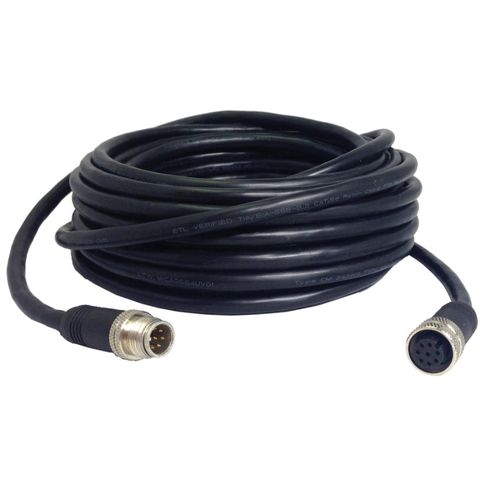 Humminbird AS ECX 30E Ethernet Cable Extender - 8 - Pin - 30' - Get Tight Gear