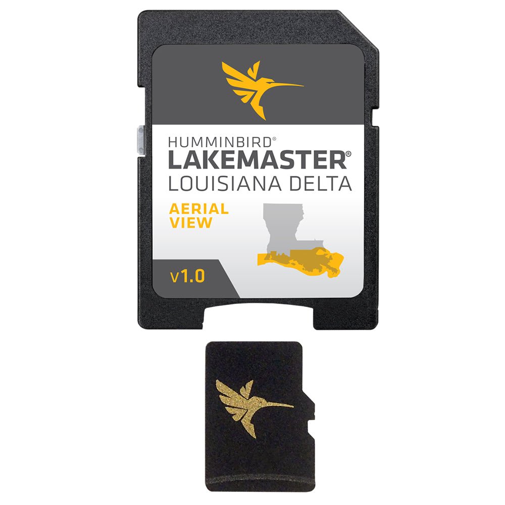 Humminbird LakeMaster Aerial Satellite View - Louisiana Delta - Get Tight Gear