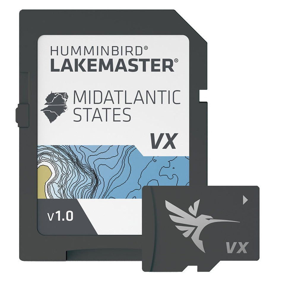 Humminbird LakeMaster VX - Mid - Atlantic States - Get Tight Gear